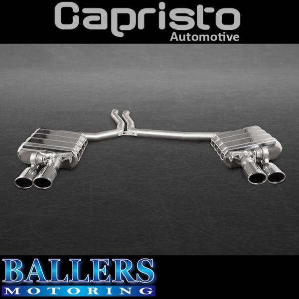 アウディ S5 B8 B8.5 V8 カプリスト バルブシステムエキゾースト センターマフラー リアマフラー CES-3付 AUDI capristo  02A