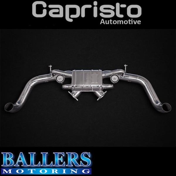 アウディ R8 V10 4S 2019年〜 カプリスト バルブシステムエキゾースト マフラー CES-3付 AUDI capristo 02AU00803003
