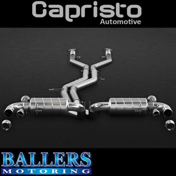 ベントレー ベンテイガ 2016年〜 カプリスト バルブ付リアサイレンサー ストレートパイプ マフラー BENTAYGA capristo 02BE098030