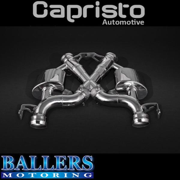マクラーレン 675LT カプリスト バルブシステムエキゾースト マフラー キャタライザーストレートパイプ capristo 02ML11103001 MCLA