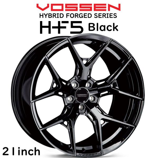 VOSSEN HF5 21インチ ホイール BMW F25 X3 21inch 9.0J 10.5J 1台分 ブラック マットガンメタル フローフォーミング 鋳