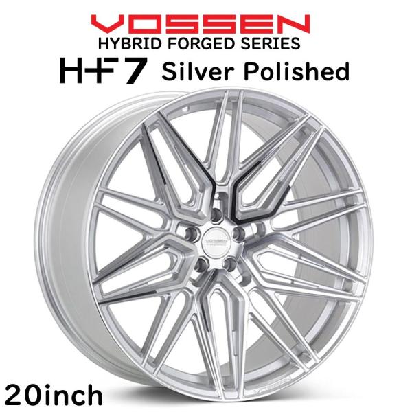 VOSSEN HF7 20インチ ホイール BMW G30 5シリーズ 20inch 9.0J 10.5J 1台分 グロスブラック シルバーポリッシュ フローフ
