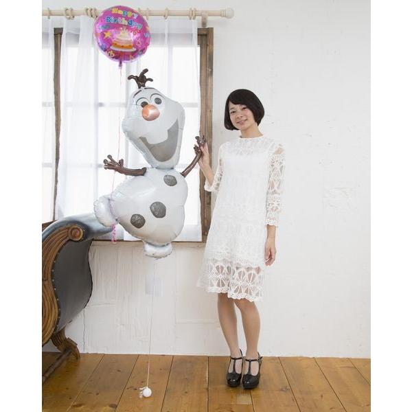 ハッピーオラフバルーン アナと雪の女王 電報 結婚式 誕生日 記念日 出産祝 サプライズ アナ雪 佐川急便 Lw 55 バルーンショップ グッドアイ 通販 Yahoo ショッピング