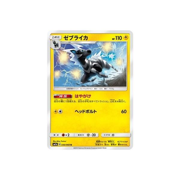 ポケモンカード Sm7a ゼブライカ U 030 060 強化拡張パック 迅雷スパーク Buyee Buyee Jasa Perwakilan Pembelian Barang Online Di Jepang