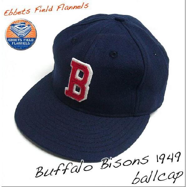 Buffalo Bisons 1949 ベースボールキャップ - Ebbets Field Flannels