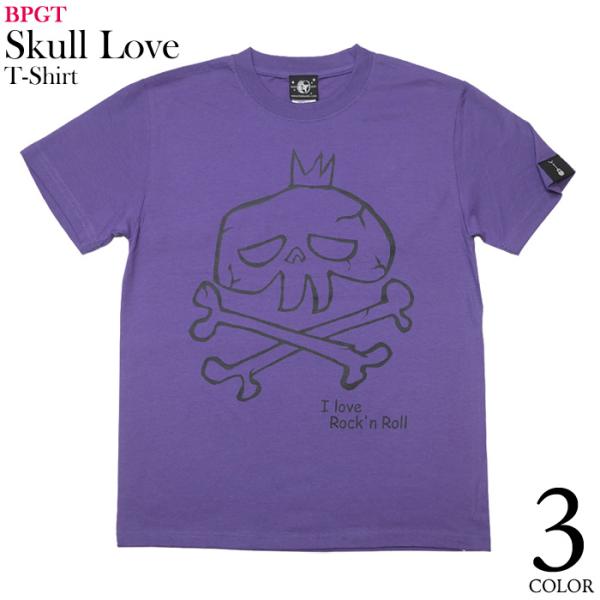 d.i.a. ダークパープル スカルプリント Tシャツ YOUNGLA スカルプリント Tシャツ Mサイズ パープル