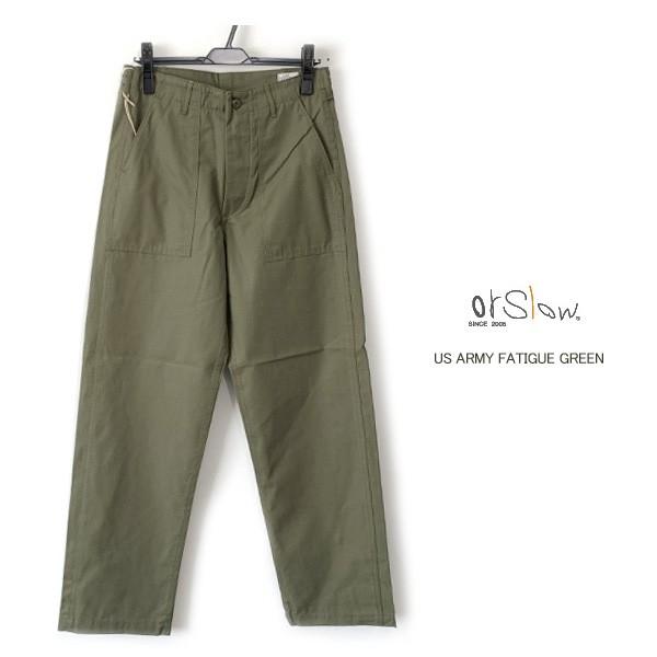 orSlow（オアスロウ）MEN'S US ARMY FATIGUE GREEN : Bamboo Leaf
