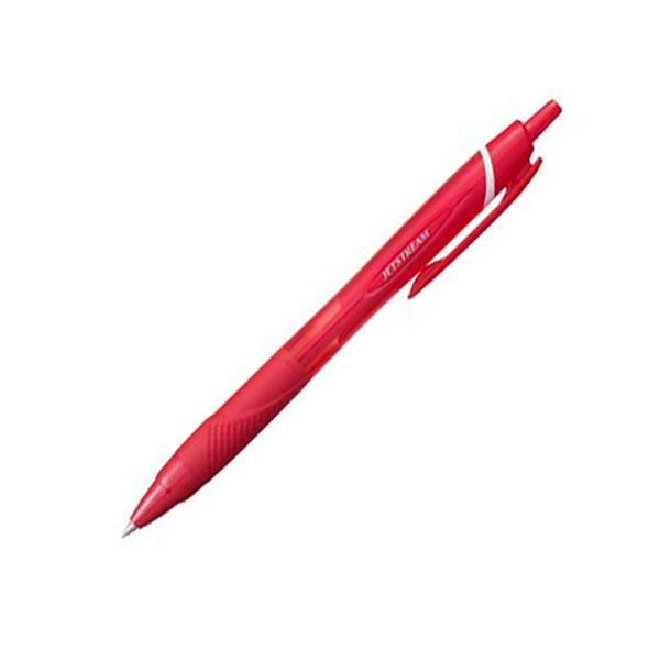 三菱鉛筆 uni ジェットストリーム カラーインク 油性ボールペン：赤