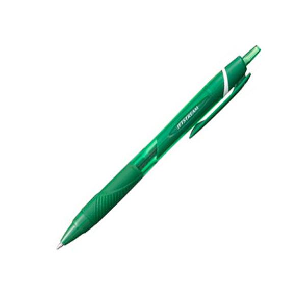 【即購入歓迎】アースボールＷローショングリーン3本セット 三菱鉛筆 uni ジェットストリーム カラーインク 油性ボールペン