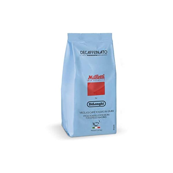Musetti for De'Longhi (デロンギ) コーヒー豆 デカフェ MB250-DC ムセッティ ホールビーン 250g アラビカ種55% ロブスタ種45% 就寝前 マタニティ 授