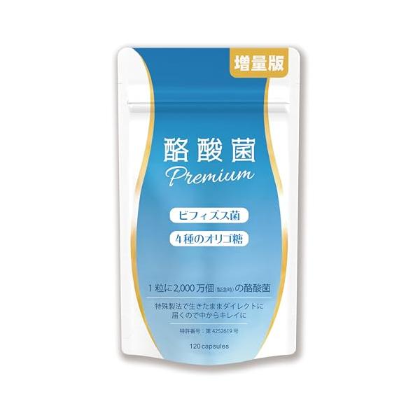 【増量版120粒】エーギフト 酪酸菌プレミアム 24億個 1粒に2000万個 ビフィズス菌 短鎖脂肪酸 30?120日分