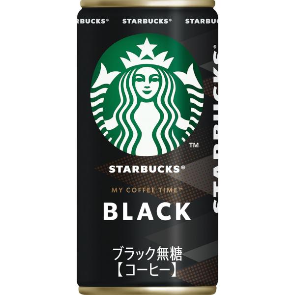 他サイト： サントリー スターバックス MY COFFEE TIME ブラック 缶コーヒー 無糖 185g×30本の商品画像