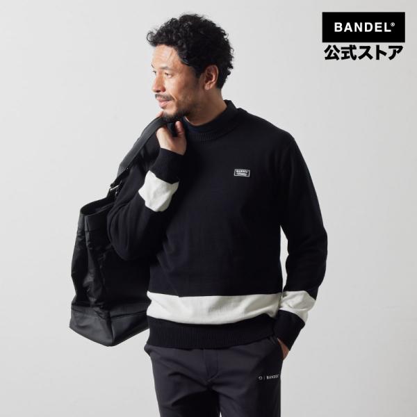 バンデル BICOLOR CREWNECK KNIT ニット  ゴルフ メンズ スポーツ ゴルフウェア 長袖 24AW