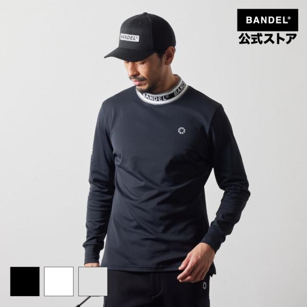BANDEL（バンデル） JACQUARD RIB L/S MOC SHIRTS モックネック シャツ