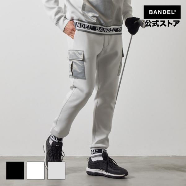 バンデル NYLON POCKET CARGO PANTS ゴルフウェア ロングパンツ セットアップ ストレッチ  ブラック メンズ バンデルゴルフ 24AW