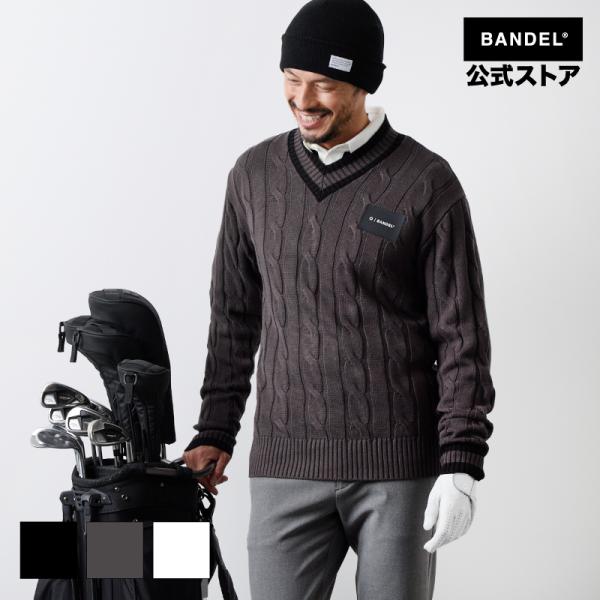 バンデル チルデンニット 上着 ゴルフ メンズ スポーツ ゴルフウェア 長袖 25AW
