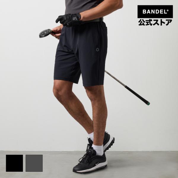メンズウェア BANDEL SIDE PANEL SWICH HALF PANTS BANDEL（バンデル） SWITCH LOGO STRECH HALF PANTS ゴルフウェア