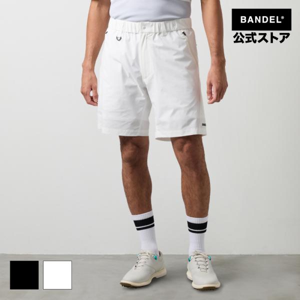 バンデル WATER REPELLENT SHORT PANTS ゴルフウェア ハーフパンツ ストレッチ  ブラック メンズ バンデルゴルフ 25SS