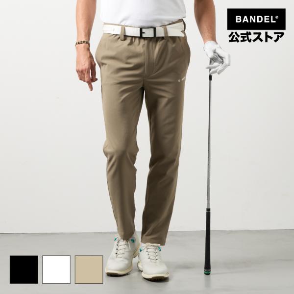 バンデル エアレーションテーパードパンツ ゴルフウェア ロングパンツ 長ズボン  ブラック グレー  メンズ バンデルゴルフ