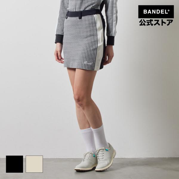 バンデル WOMENS HOUNDSTOOTH BICOLOR SKIRT スカート ゴルフ レディース  女性 ゴルフウェア スカート BANDEL 24AW