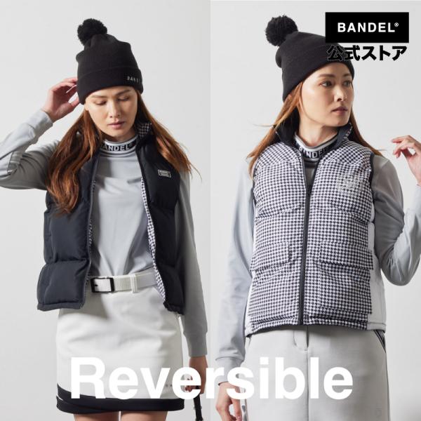 BANDEL バンデル WOMENS REVERSIBLE DOWN VEST ベスト ダウン ゴルフ