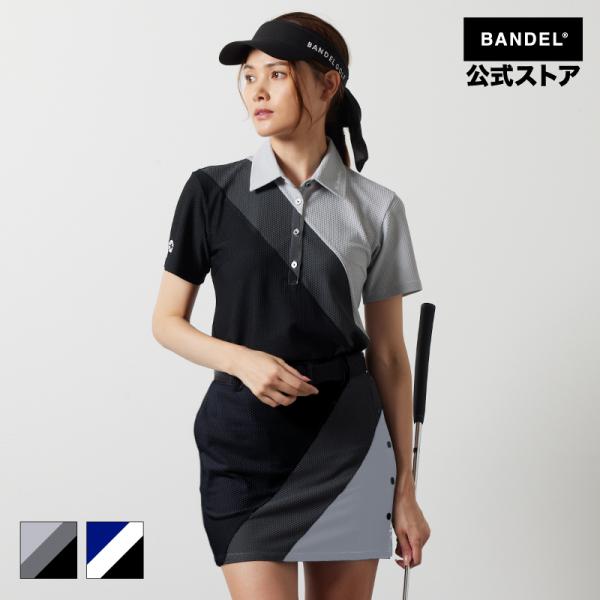 バンデル  WOMENS STRIPES SWITCH S/S POLO SHIRTS BANDEL ゴルフ シャツ レディース  女性 ゴルフウェア