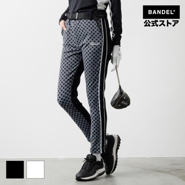 バンデル ウィメンズ オールオーバー スウィッチライン スリムテーパードパンツ ゴルフ レディース  女性 ゴルフウェア BANDEL 25AW