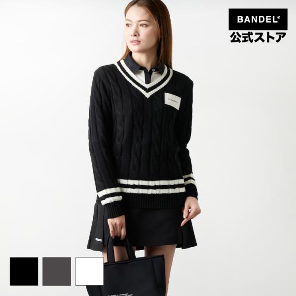 バンデル ウィメンズ チルデンニット ゴルフ シャツ レディース  女性 ゴルフウェア BANDEL 25AW