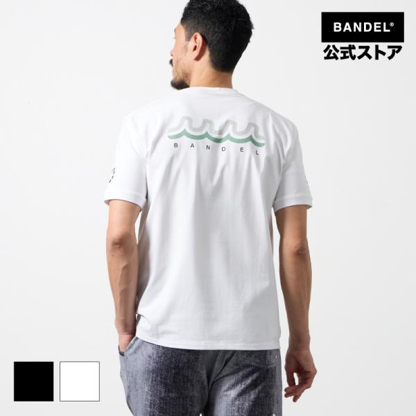 BANDEL×muta コラボレーションバックロゴTシャツ Tシャツ バンデル ムータ 半袖 メンズ コラボ