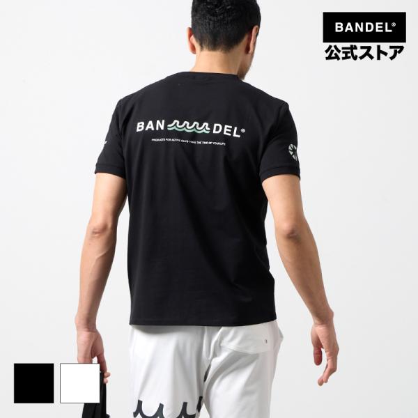 BANDEL×muta コラボレーションフロントロゴTシャツ バンデル ムータ 半袖 メンズ コラボ