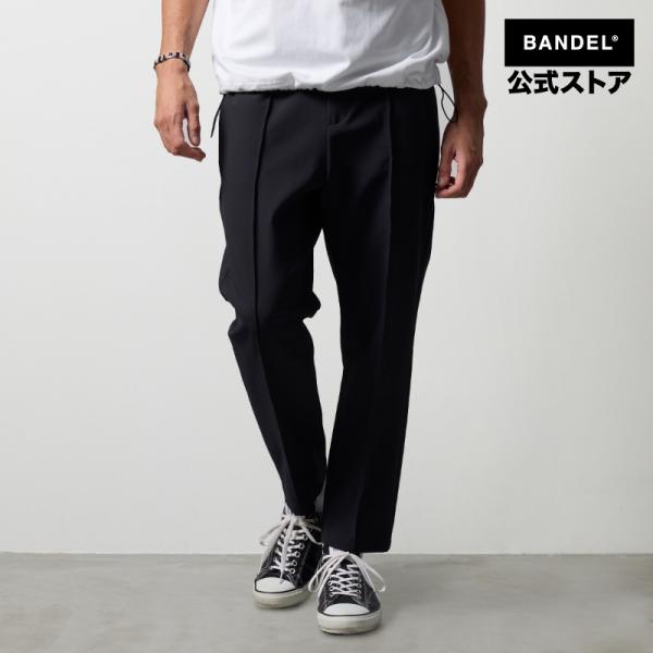 バンデル STRETCH WIDE TAPARED PANTS ゴルフウェア ロングパンツ ストレッチ  ブラック メンズ バンデルゴルフ 25SS