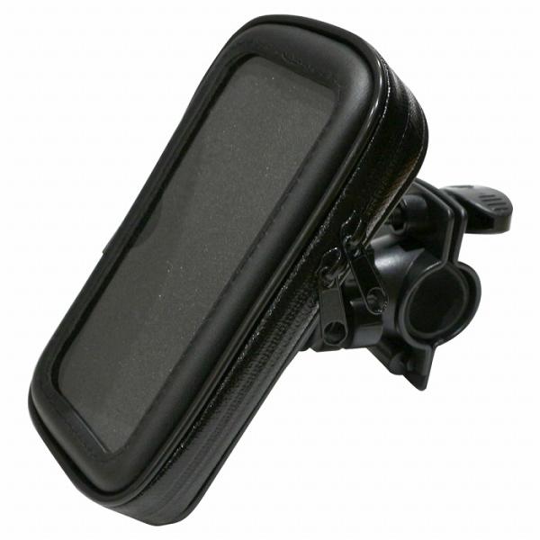 IBERA iPhone5用 自転車取付ケース カーボン調 ブラック 縦横対応 IBERA iPhone5用 自転車取付ケース カーボン調 ブラック 縦横