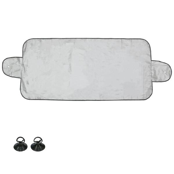 【フロントガラスを凍結からガード！】車用雪対策！降車時にちょっと一手間かけるだけ！前夜に本商品をかぶせておけばガラスへの水分の付着を防ぎ凍結からガード！翌日朝に降り積もった雪もシートをめくるだけでバッサリ落とせるので冬の朝も除雪＆霜削り＆解...