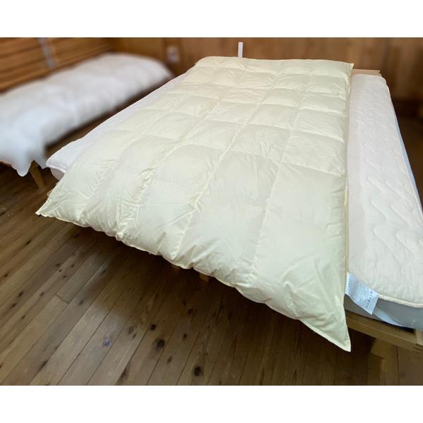 在庫限り フランスホワイトダック 高級羽毛布団 サンプル品 20231113