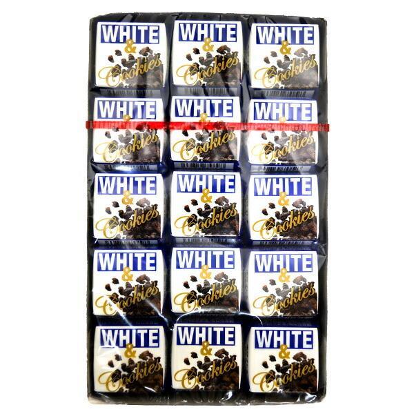 他サイト： ネコポス発送★チロルチョコ　ホワイト＆クッキー 　1セット(30個入)　溶ける可能性有です　ペイペイ消化の商品画像