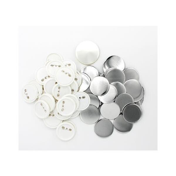 缶バッジメーカー マテリアル（100個入りセット） 材料 25/32/44/58mm DIY バッジパーツ ハンドクラフト用品