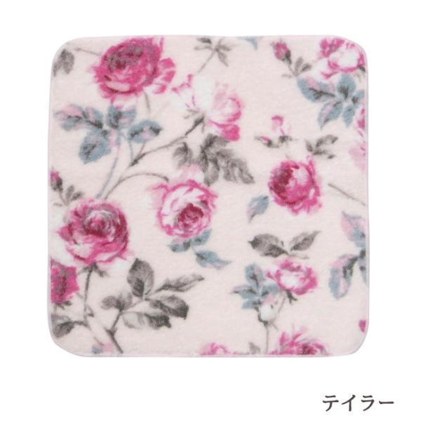 ハンカチタオル ローズ 花柄 薔薇 おしゃれ レディース プレゼント 