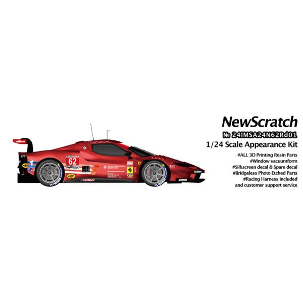 1/24 24IMSA24N62Rd01 3Dプリントキット スペアーデカール付き 