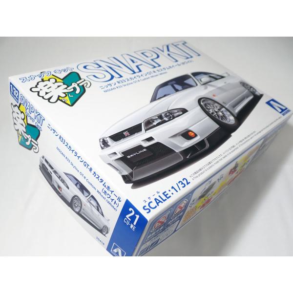 青島文化教材社 1/32 ニッサン R33スカイラインGT-R カスタムホイール