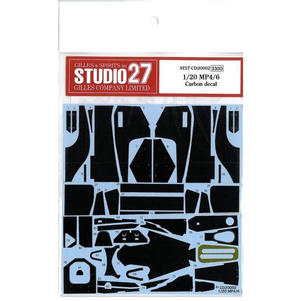 1/20@MP4/6@Carbon@decal