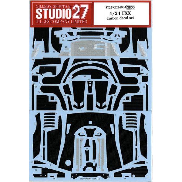 1/24 FXX Carbon decal set