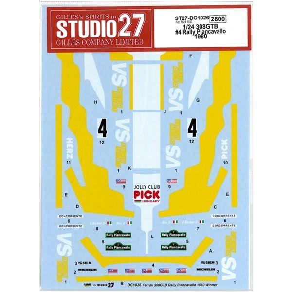 1/24 308GTB #4 Rally piancavallo1980  RevellБΉ