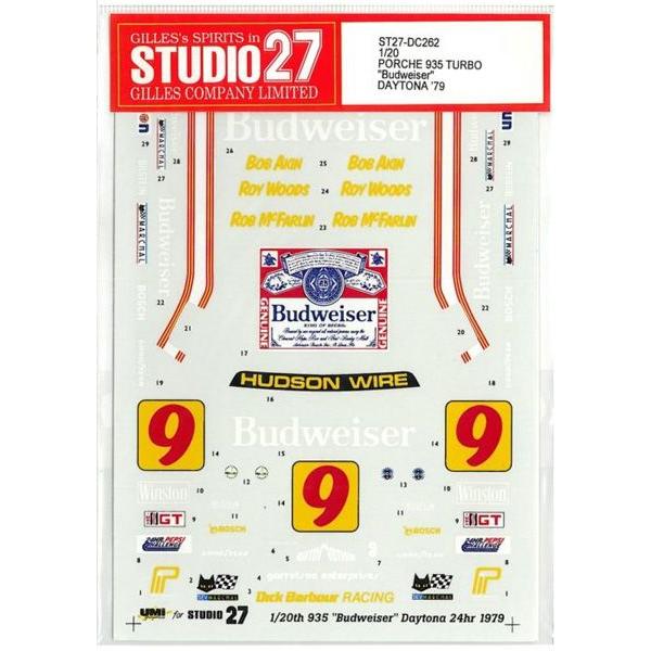 1/20 PORSCHE 935 TURBO "Budweiser" DAYTONALM'79