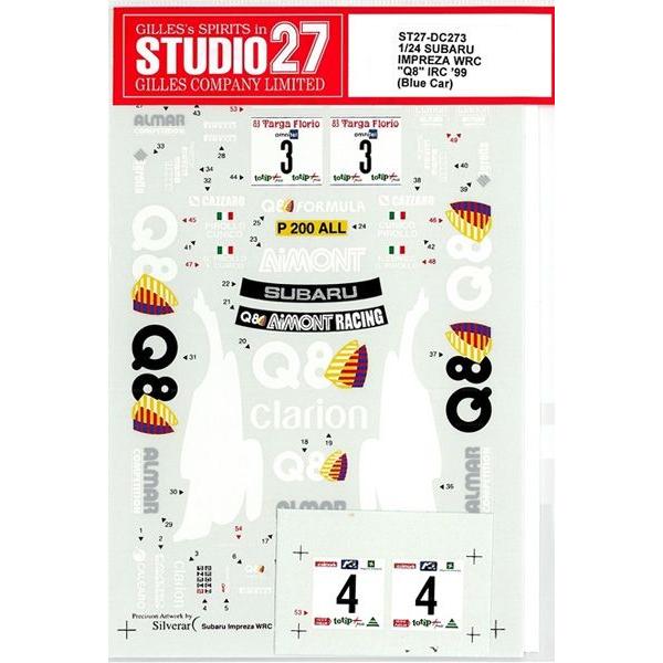 1/24@SUBARU@IMPREZA@WRChQ8"IRCf99 BlueCar