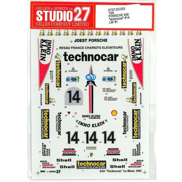 1/24 PORSCHE 936 "TECHNOCAR"14 LM'81