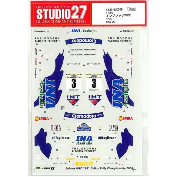1/24 SUBARU@IMPREZA WRC"INA"IRC@'00