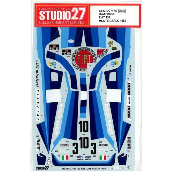 1/24 FIAT 131 MONTE'80 ITALERI社対応 : 車模型 barchetta - 通販