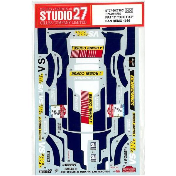 1/24 FIAT 131 "OLIO FIAT SANREMO '80  C^БΉ