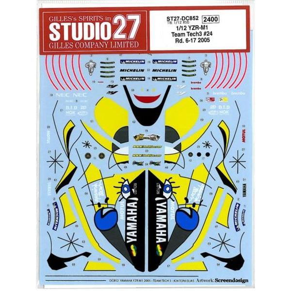 1/12@YZR-M1@Team Tech3 #24@ Rd.6-17 2005  T1/12Ή