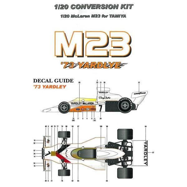 M23 '73 YARDLYE 1/20 McLaren for TAMIYA : 車模型 barchetta - 通販